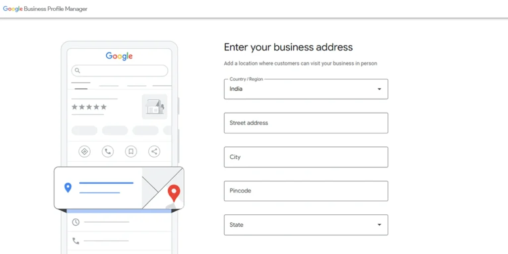 Add your business address https://algomindsdigital.com/free-business-listing-on-google-guide/