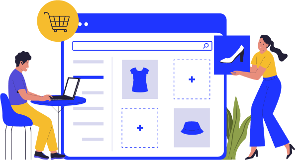 Shopify Development Services Illustration