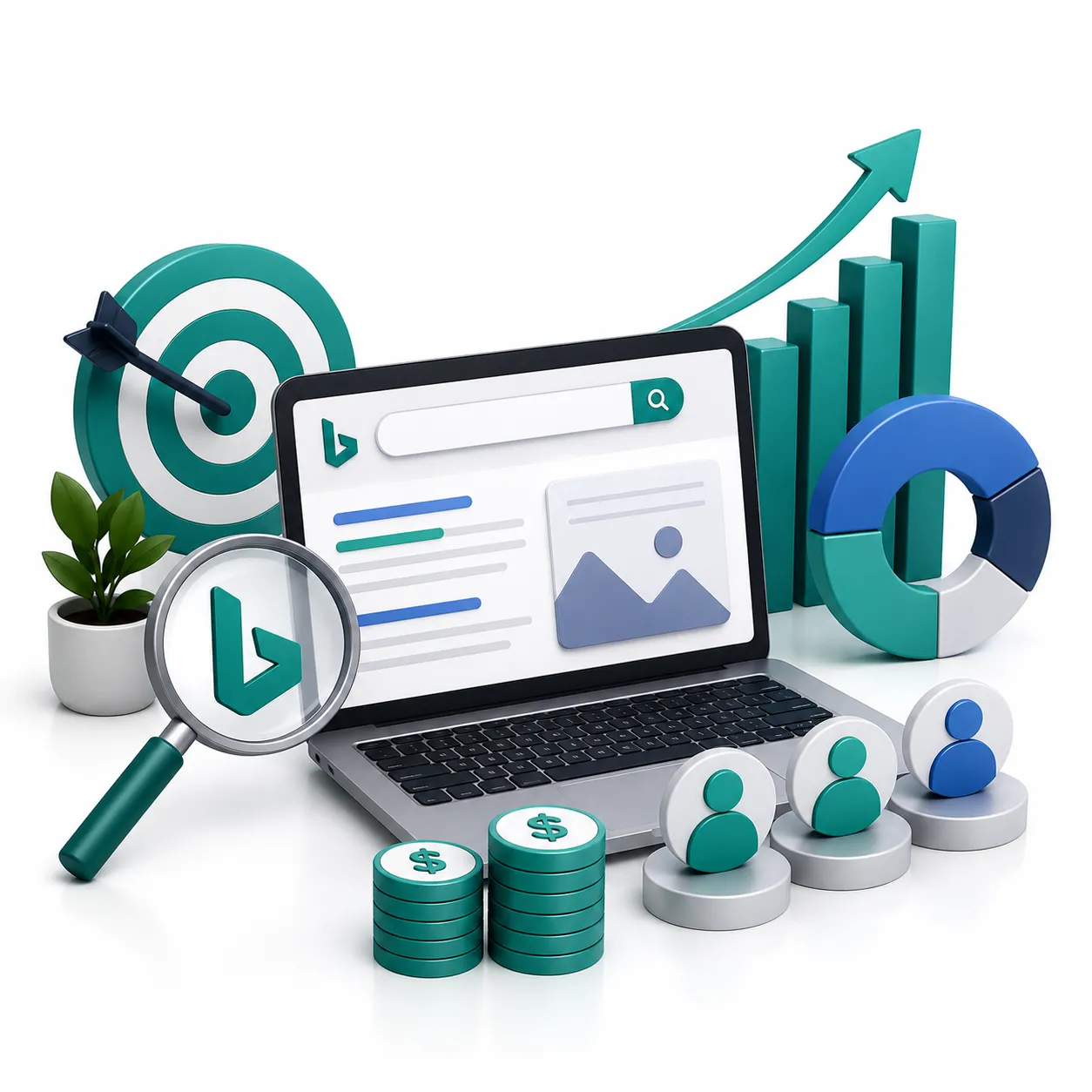 Bing Ads Microsoft Ads campaign management for high intent traffic, leads and conversions